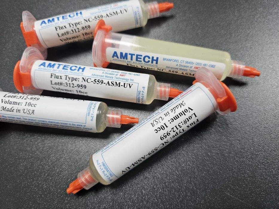 AMTECH NC-559-ASM Паста за запояване ребол на BGA SMD чипове флюс flux