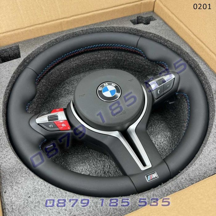 M Спорт волан BMW 1 F20 2 3 F30 4 X3 X4 X5 F15 X6 червени бутони бмв ф