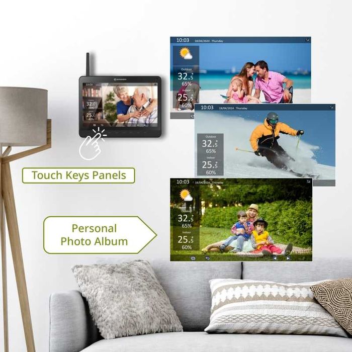 Метеорологична станция BRESSER MeteoChamp 9-in-1 HD Wi-Fi с 10" екран