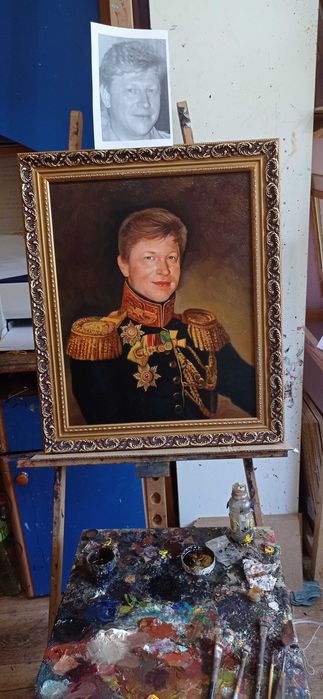 Tablou pictat,portrete la comanda,caricaturi