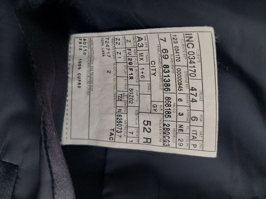 Ermenegildo Zegna Made in Italy 100% вълна-размер L(52R)