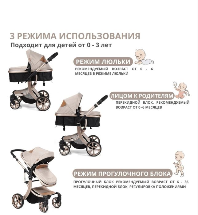Продается детская коляска 2в1