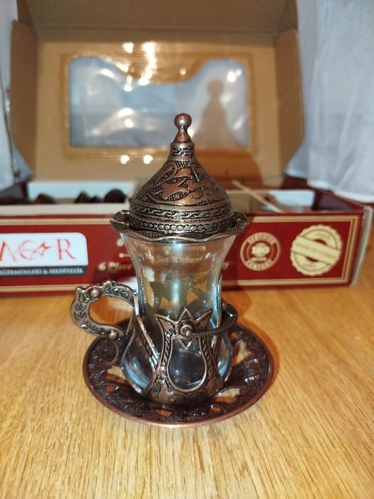 Set cești ceai turcesc (6 pahare)