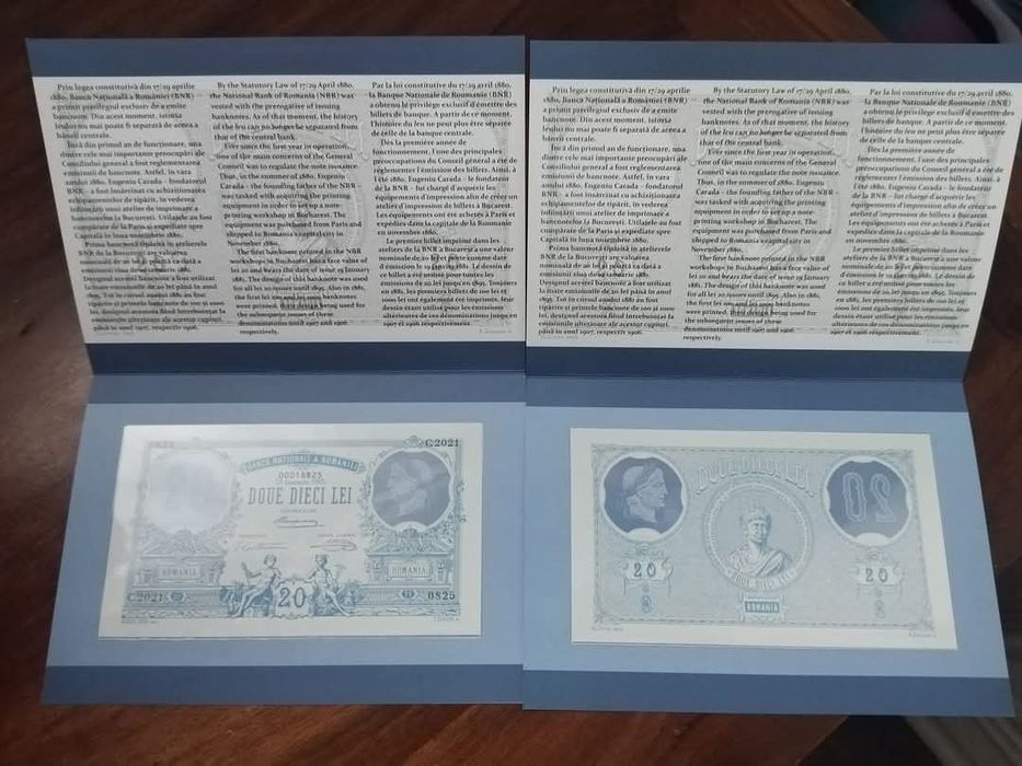 2 buc consecutive Doua deci lei