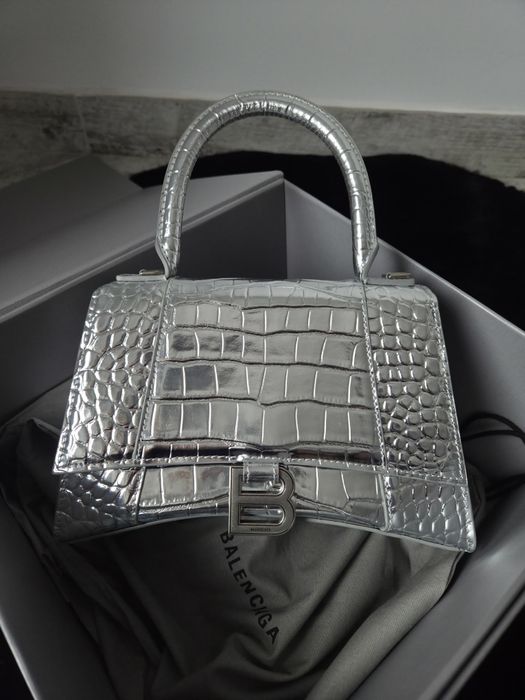 Balenciaga Hourglass Silver