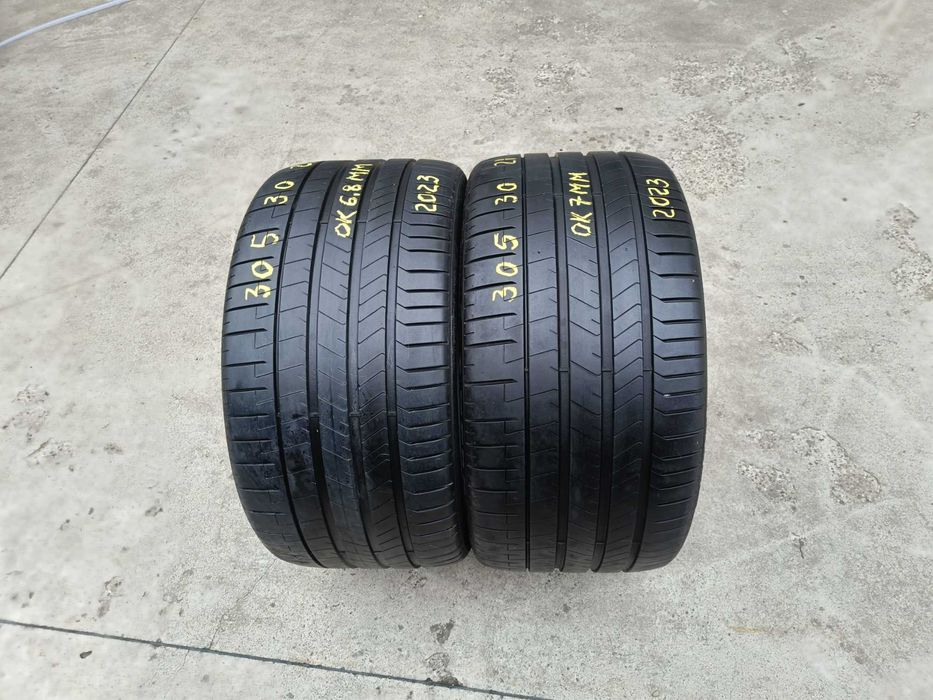 Doua anvelope vara 305 30 21 pirelli p zero pz4 profil de 7 mm dot 2023