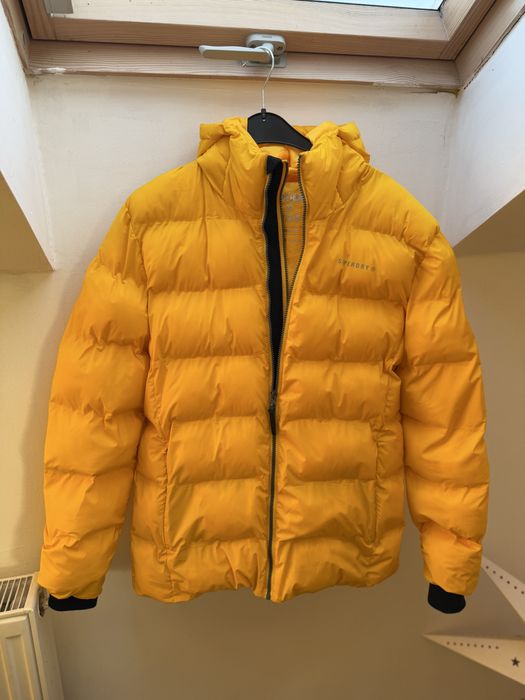 Superdry jacheta barbati calduroasa culoare galben marimea M