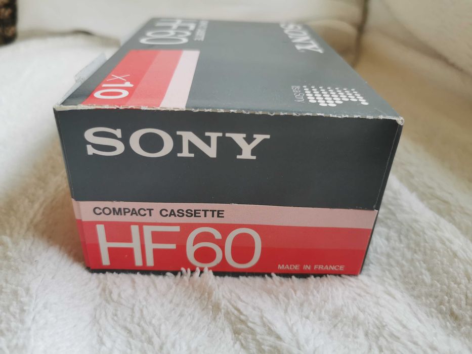 Аудио Касети SONY HF60 HF 60 нови 10 бр. 1985