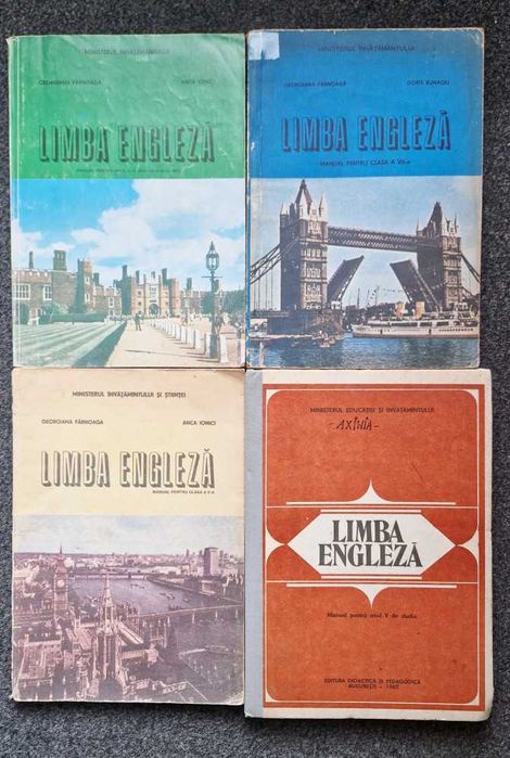 LIMBA ENGLEZA: Manual clasa V, VI, VII si VIII Farnoaga Bunaciu Ionici