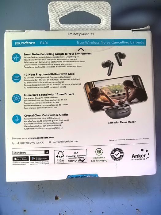 Căști in-ear true wireless ANC 3.0 Soundcore Anker Sudio Senz