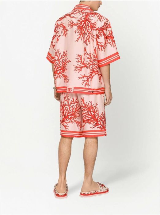 Dolce Gabbana Coral Silk