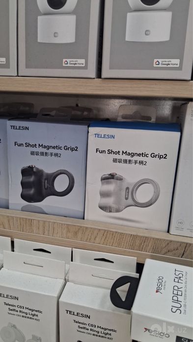 telesin fun shot magnetic grip 2 va master grip