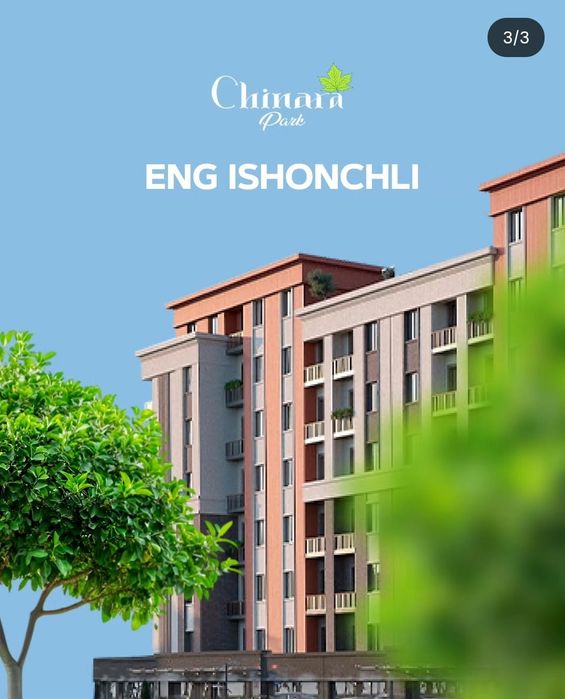 СРОЧНО 3х-комн Продаётся своя ЖК Chinara park Чинара новостройка