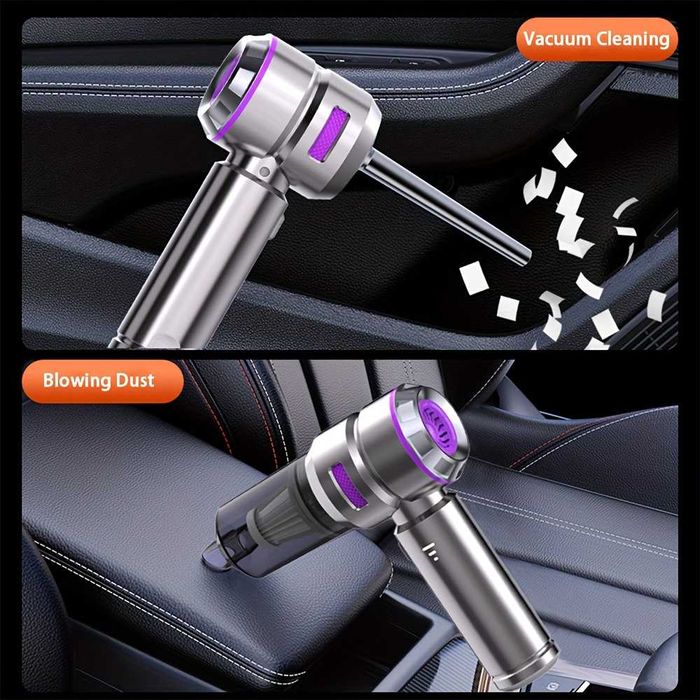 Безжична Преносима Прахосмукачка HL-121 – 4-в-1 за Автомобила, 16000PA
