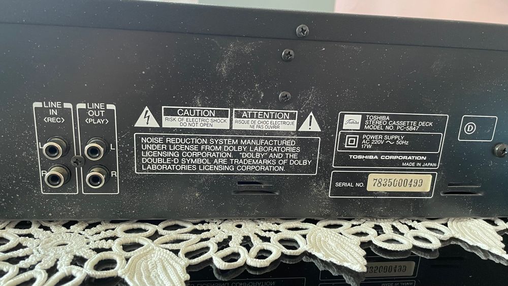 Дек Toshiba PC 5847