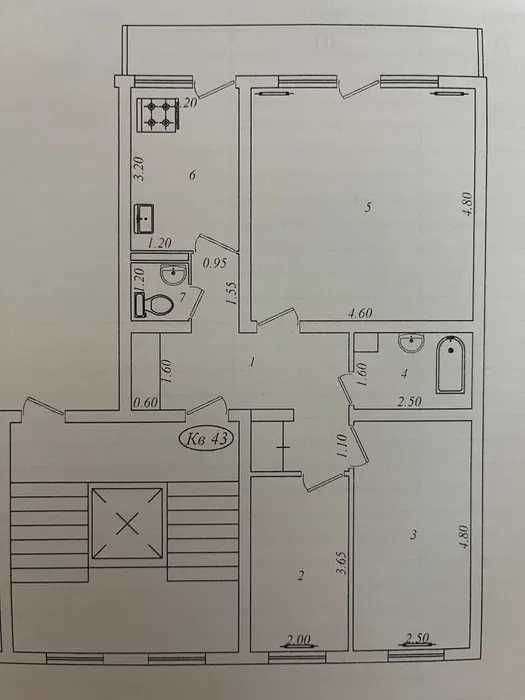Продается 3 комнатная квартира на Чорсу