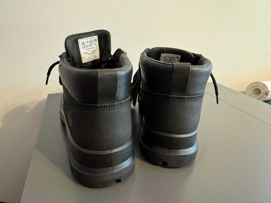Carhartt Detroit Rugged Flex S3 HRO HI SRC Safety piele negru ghete 46