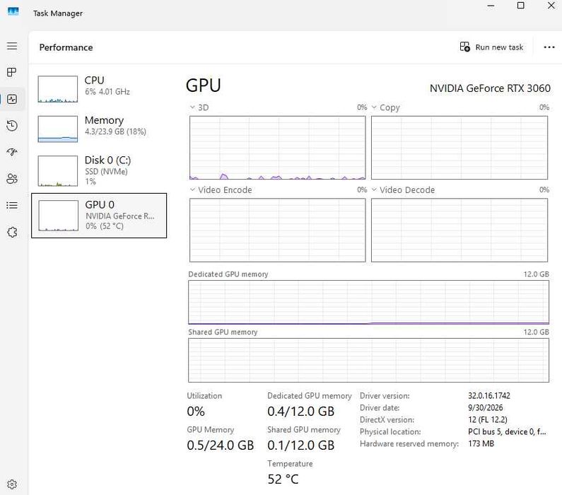 Компютърна конфигурация Ryzen 5600X | RTX 3060 12GB | 24GB DDR4 | 500GB NVMe SSD