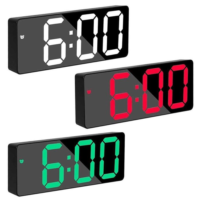 НОВ Дигитален ЧАСОВНИК на Ток постоянно светещ. ЧАСОВНИЦИ с термометър