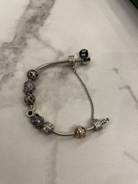Bratara Pandora argint 5 charmuri