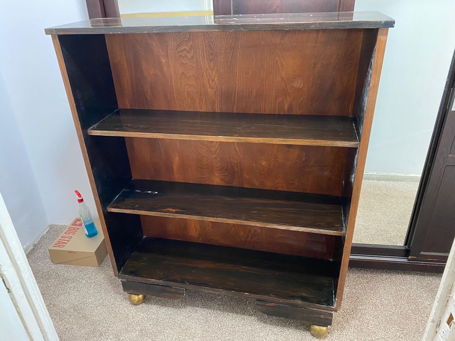 Set Art Deco de 4 piese (bufet, vitrina, biblioteca si comoda)