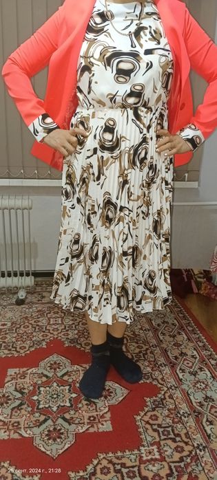 Платье двойка 46 размер 5000тг