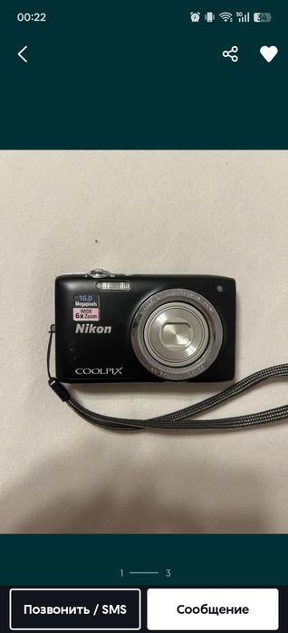 Фотоаппарат мыльница nikon