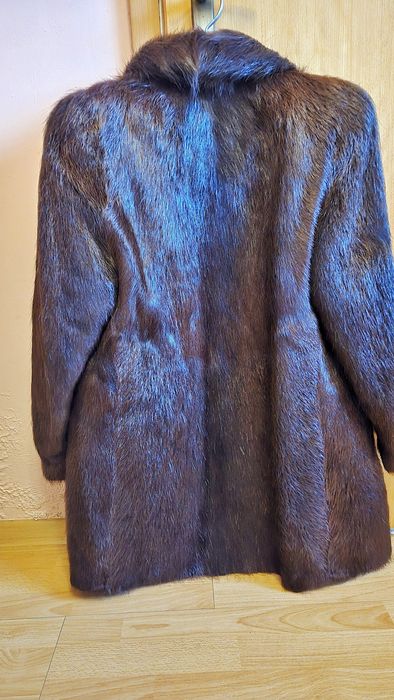 Palton femei, blană eco Tissavel XXL – stare foarte bună