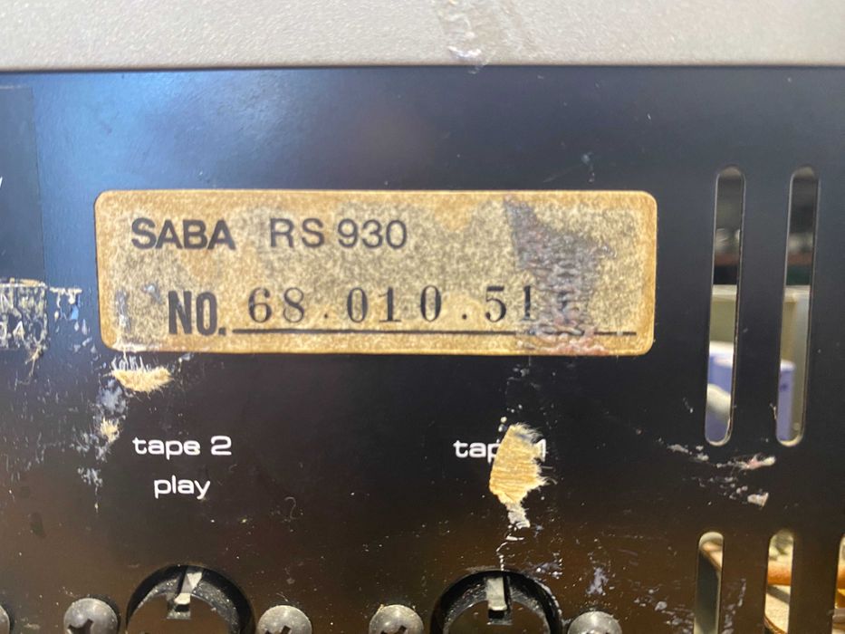 statie / amplificator saba rs 930