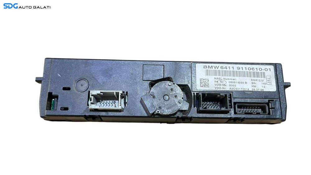 Panou Modul Unitate Comanda AC Aer Conditionat Clima Dublu Climatronic BMW Seria 3 E90 E91 2004 - 2011 Cod 9110610 [LC1249]