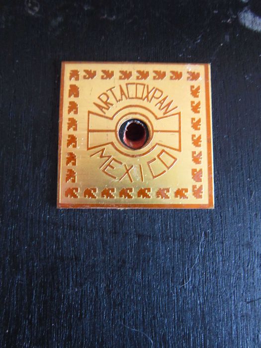 rar cultura Maya tablouri Preoti Mayasi alama email lemn Mexic 1970