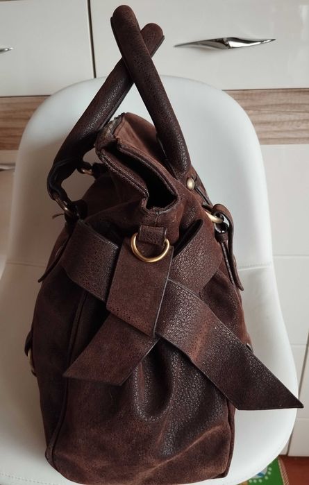 Кафява дамска чанта