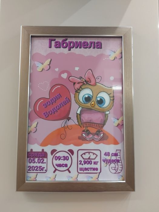 Бебешка  визитка