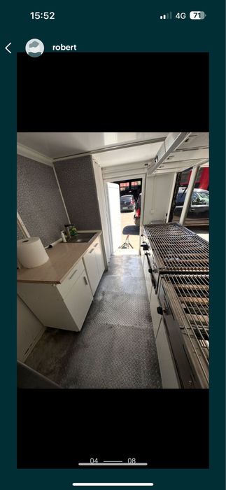 Food Truck Rulota Echipata Complet