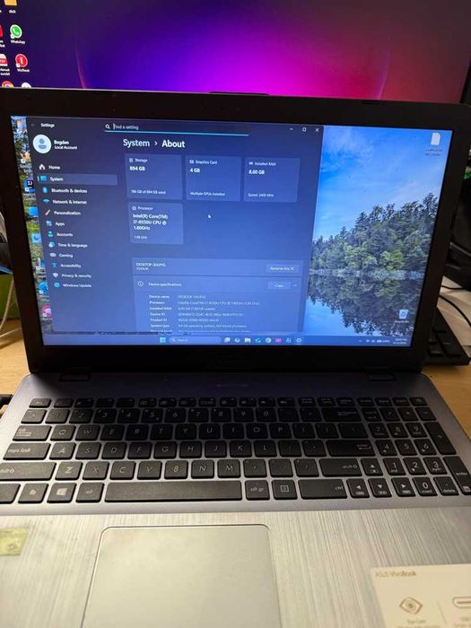 Laptop ASUS VivoBook 15 Model x542un