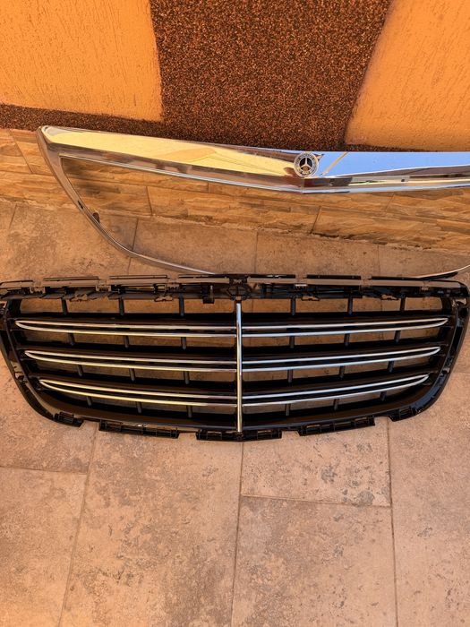 Grila Mercedes Benz S-Class W222 facelift 2017 - 2020 grila radiator bara fata, ORIGINALA!