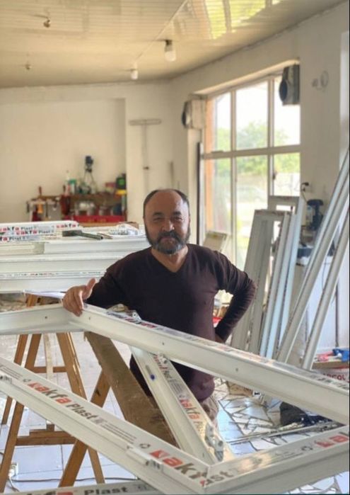 Akfa imzo eshik romlar vitrajlar