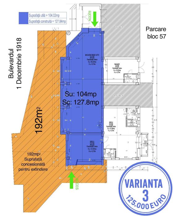 Vânzare/Închiriere/Dezmembrare - Petroșani - Zona Liceul Teoretic-ANAF