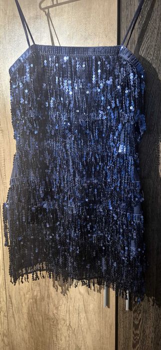 Парти рокля с пайети