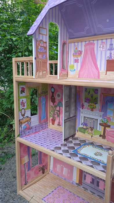 Детска дървена къща за кукли Kid Kraft