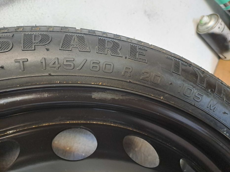 Roata de rezerva Slim Audi A4 A6 Q2 q3 q4 q5 Seat Cupra 145 60 R20