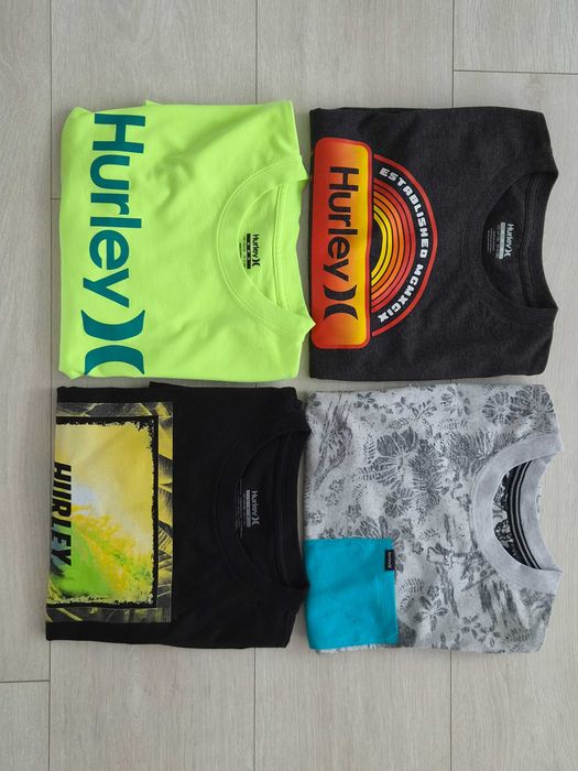 4 Tricouri Hurley baieti, marimea M, 132-147 CM