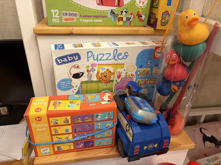 Детски образователни играчки (Montessori, Djeco, Vilac и др.) – много добро състояние