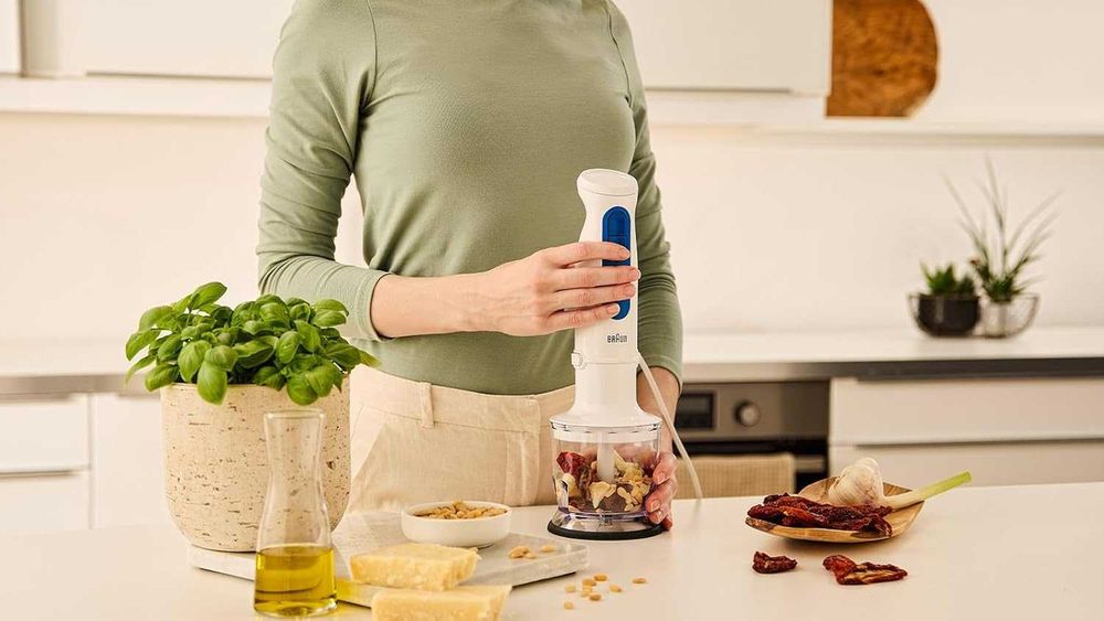 Пасатор Braun MultiQuick 3, Технология Minipimer PowerBell VPlus, 2ск