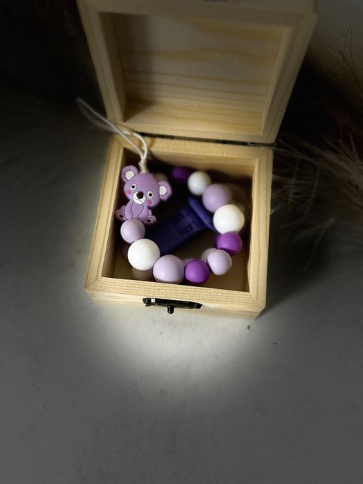 Lănțișor silicon suzeta fetiță