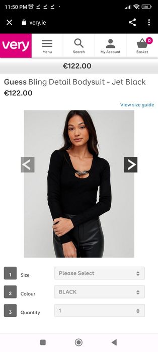 Guess дамски топ/боди, размер М, пасва и на С