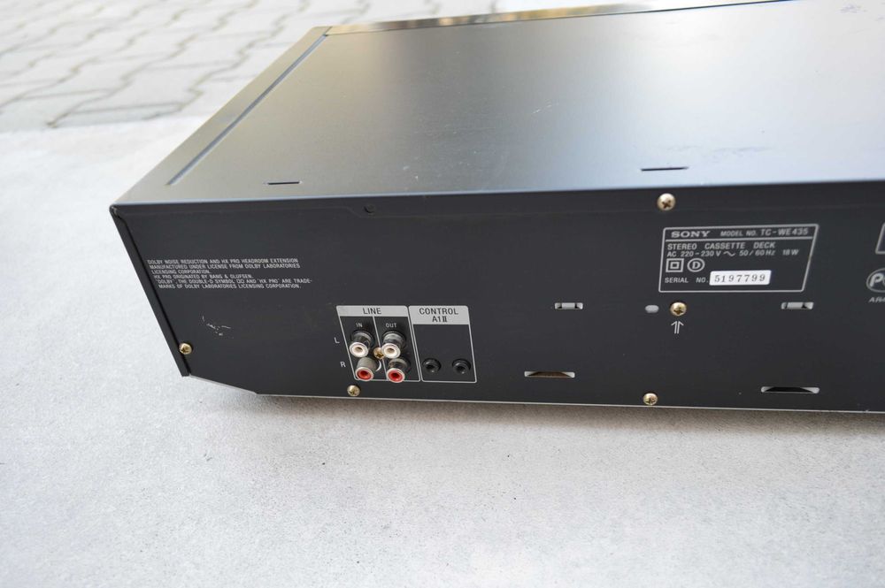 Deck Sony TC WE 435
