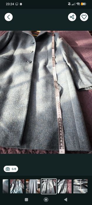 Palton lână Cyrillus M-L(42)