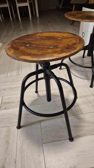 Scaune Ikea lemn+metal stil industrial