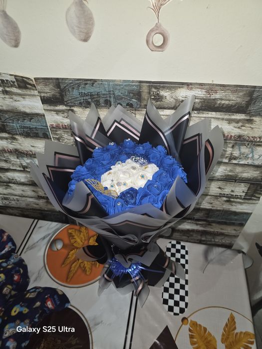 Buchet trandafiri din săpun